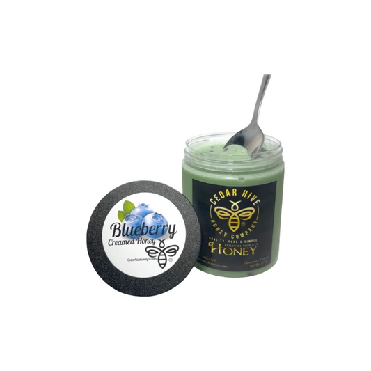Blueberry Creamed Honey