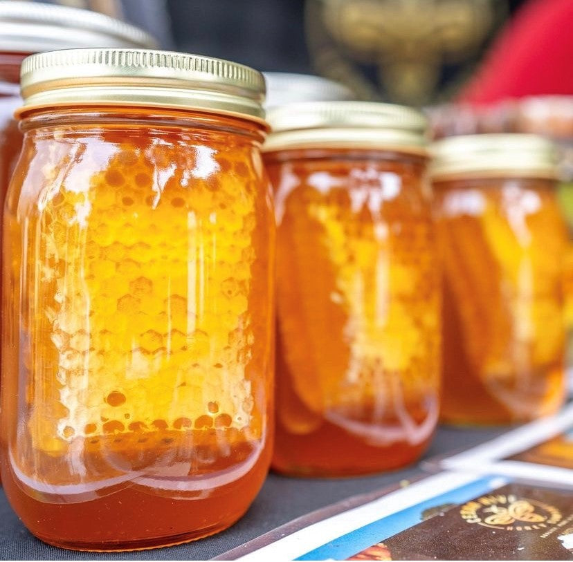 Honey Comb Jar
