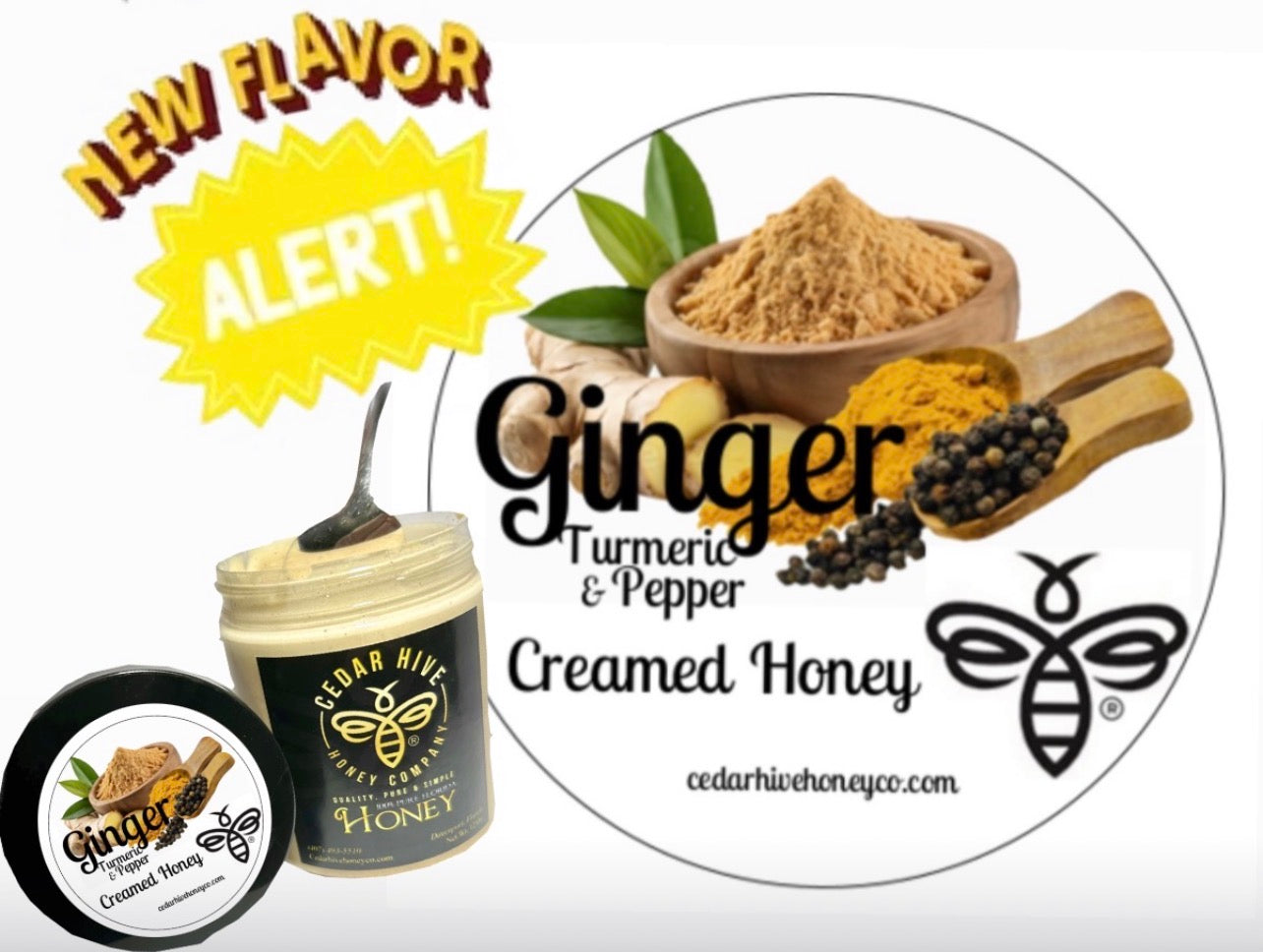 Ginger & Turmeric Creamed Honey
