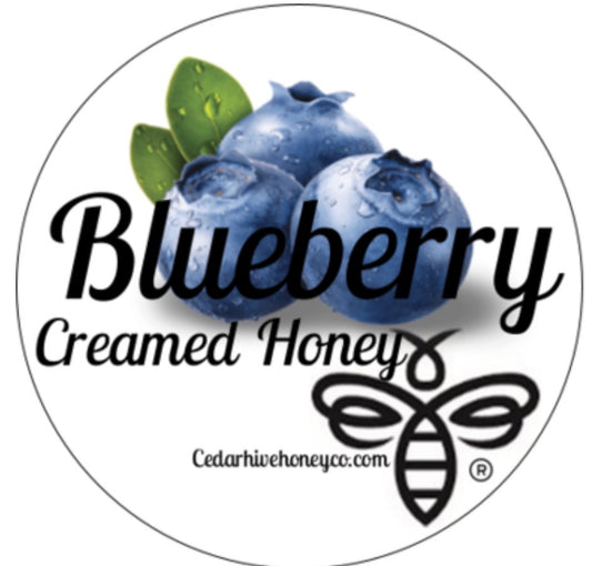 Blueberry Creamed Honey
