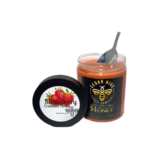 Strawberry Creamed Honey